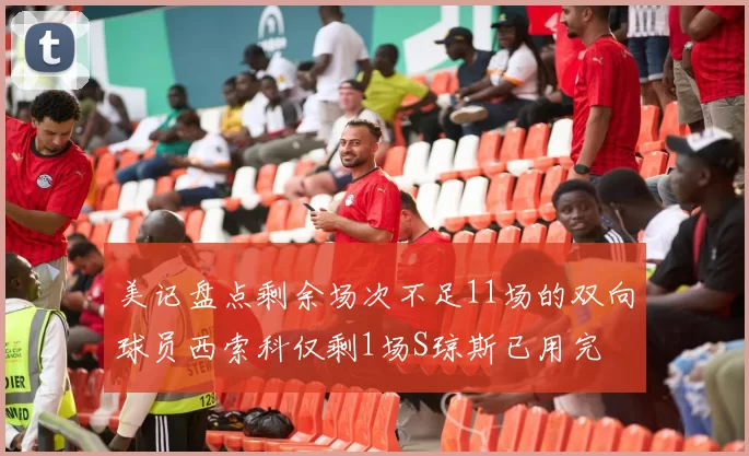 美记盘点剩余场次不足11场的双向球员西索科仅剩1场S琼斯已用完